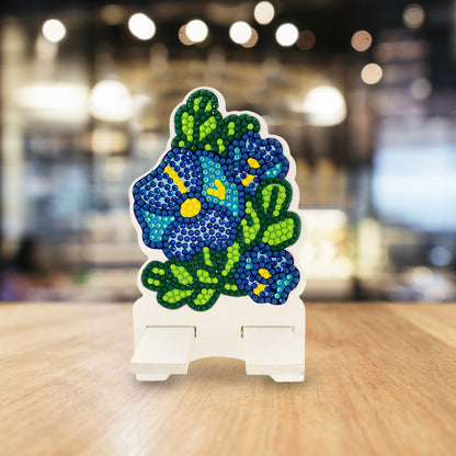 DIY Diamond Art Mobile Phone Stand Rack for Desktop Handmade Crystal Resin Craft