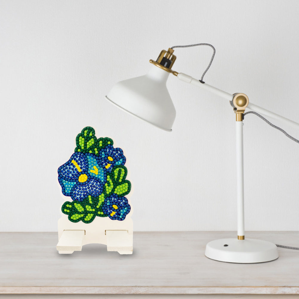 DIY Diamond Art Mobile Phone Stand Rack for Desktop Handmade Crystal Resin Craft