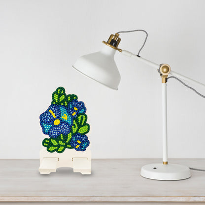 DIY Diamond Art Mobile Phone Stand Rack for Desktop Handmade Crystal Resin Craft