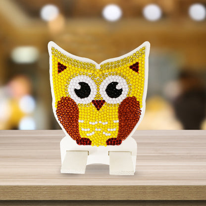 DIY Diamond Art Mobile Phone Stand Rack for Desktop Handmade Crystal Resin Craft