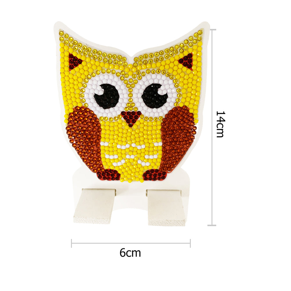 DIY Diamond Art Mobile Phone Stand Rack for Desktop Handmade Crystal Resin Craft