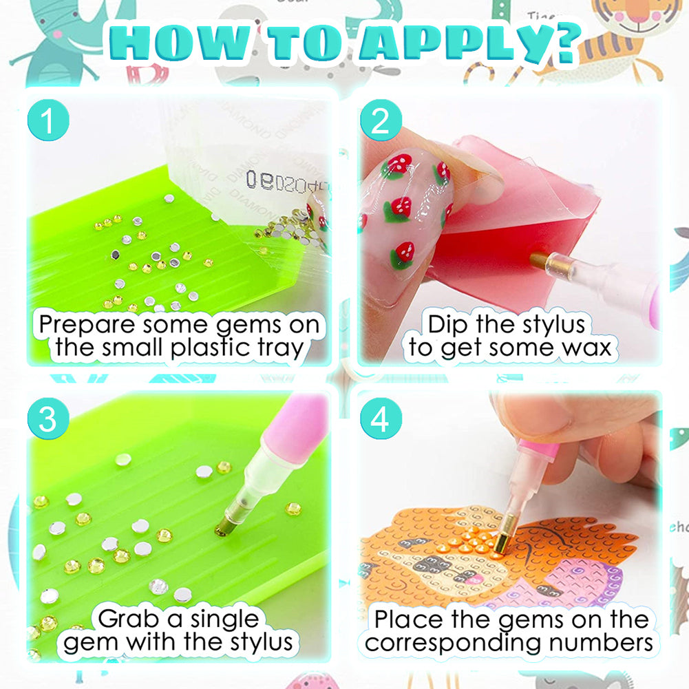 8pcs Diamond Art Crystal Sketchbook Paper DIY Creative Diamond Mosaic Diary Book