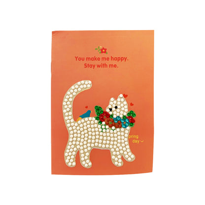 8pcs Diamond Art Crystal Sketchbook Paper DIY Creative Diamond Mosaic Diary Book