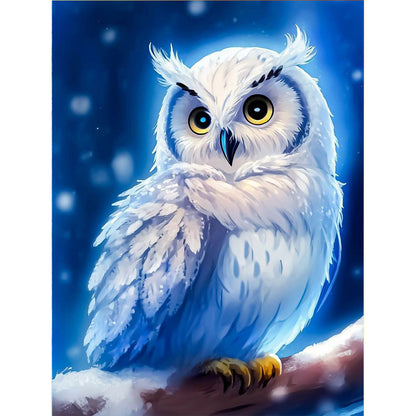 Night Owl - Full Round Drill Diamond Painting 30*40CM