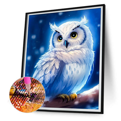 Night Owl - Full Round Drill Diamond Painting 30*40CM
