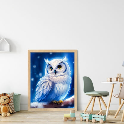 Night Owl - Full Round Drill Diamond Painting 30*40CM