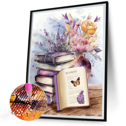 Lavender - Full Round Drill Diamond Painting 30*40CM