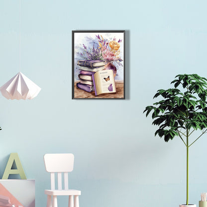 Lavender - Full Round Drill Diamond Painting 30*40CM