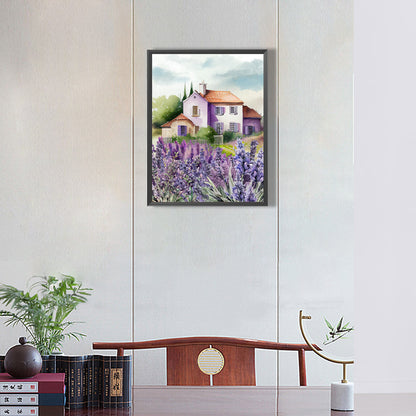 Lavender - Full Round Drill Diamond Painting 30*40CM