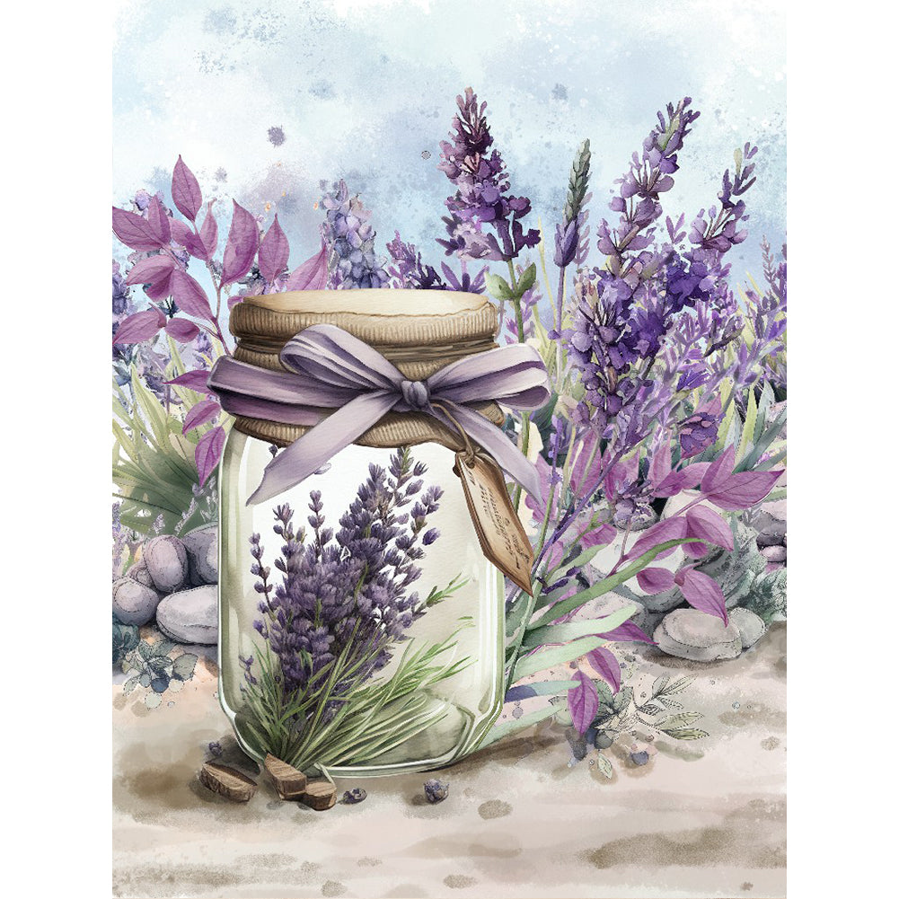 Lavender - Full Round Drill Diamond Painting 30*40CM