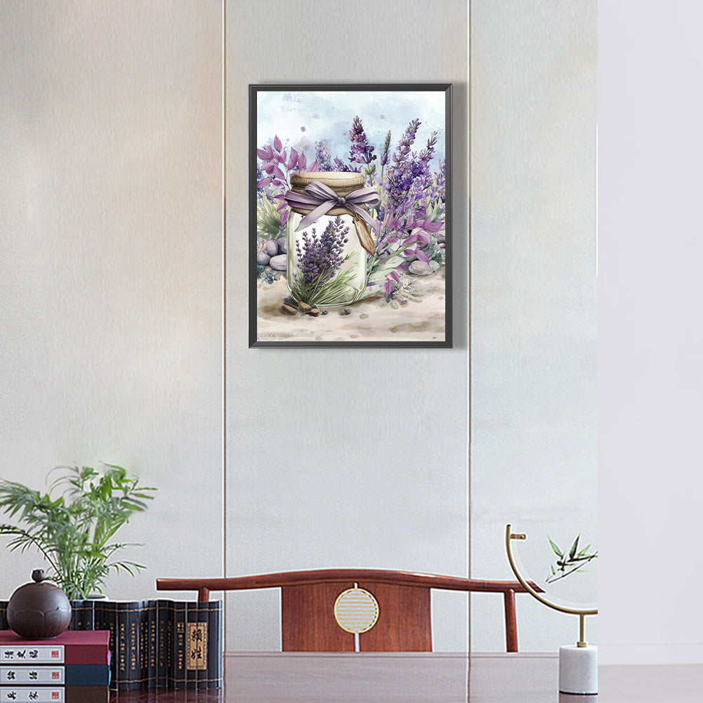 Lavender - Full Round Drill Diamond Painting 30*40CM