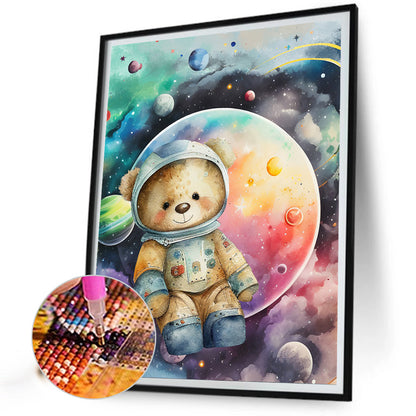 Teddy Bear - Full Round Drill Diamond Painting 30*40CM