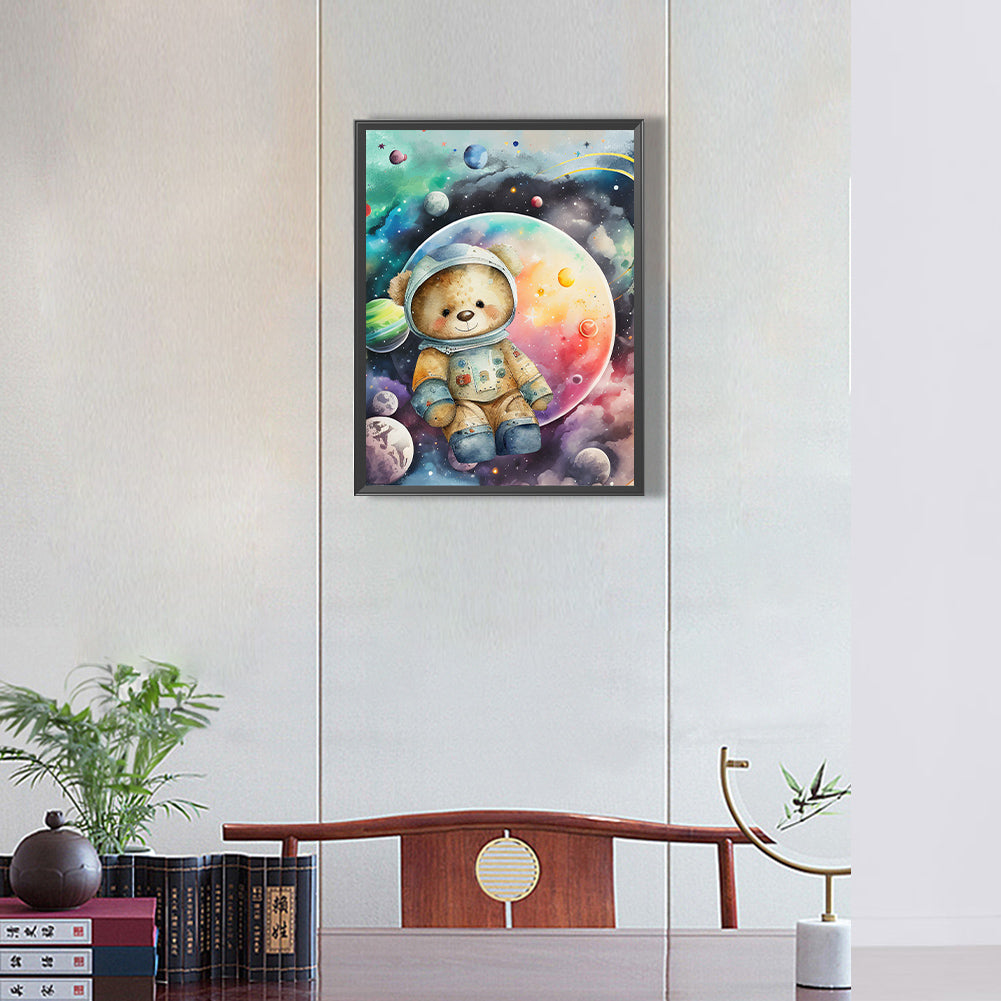 Teddy Bear - Full Round Drill Diamond Painting 30*40CM