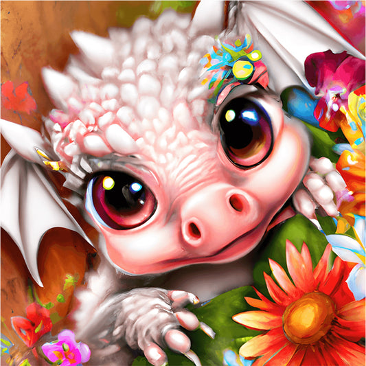 Cartoon Pterodactyl - Full Round Drill Diamond Painting 30*30CM