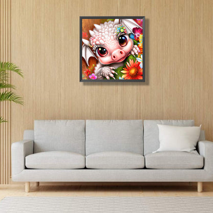 Cartoon Pterodactyl - Full Round Drill Diamond Painting 30*30CM