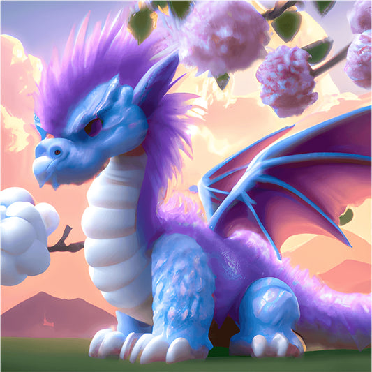 Cartoon Pterodactyl - Full Round Drill Diamond Painting 30*30CM