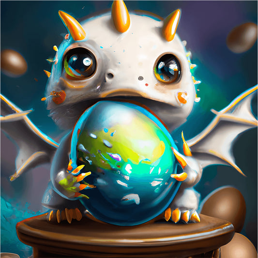 Cartoon Pterodactyl - Full Round Drill Diamond Painting 30*30CM