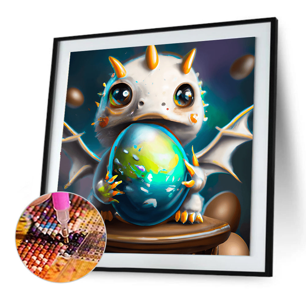 Cartoon Pterodactyl - Full Round Drill Diamond Painting 30*30CM