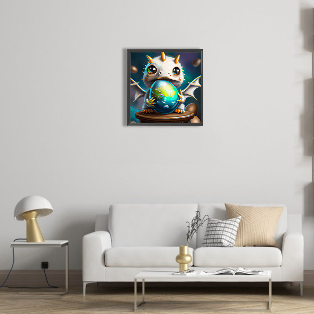 Cartoon Pterodactyl - Full Round Drill Diamond Painting 30*30CM