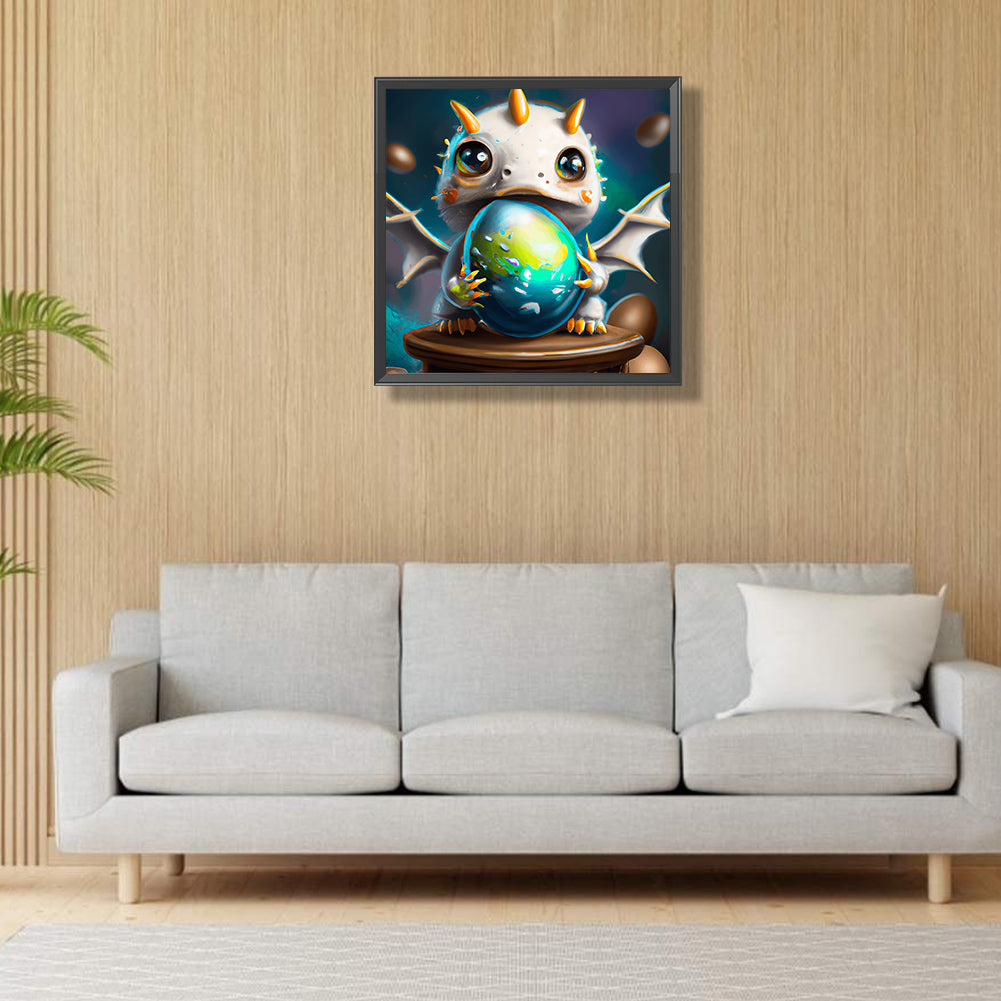 Cartoon Pterodactyl - Full Round Drill Diamond Painting 30*30CM
