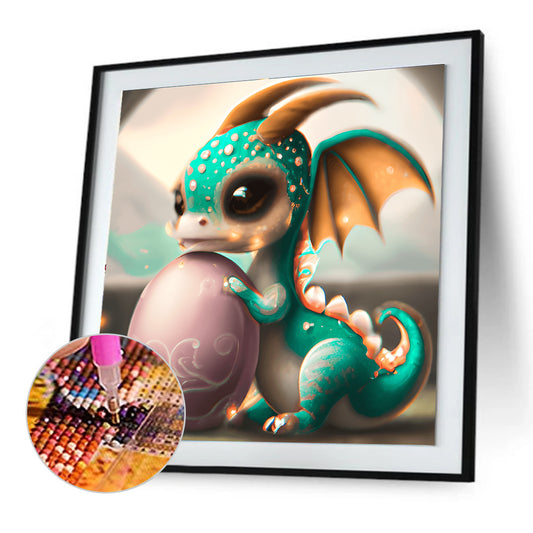 Cartoon Pterodactyl - Full Round Drill Diamond Painting 30*30CM