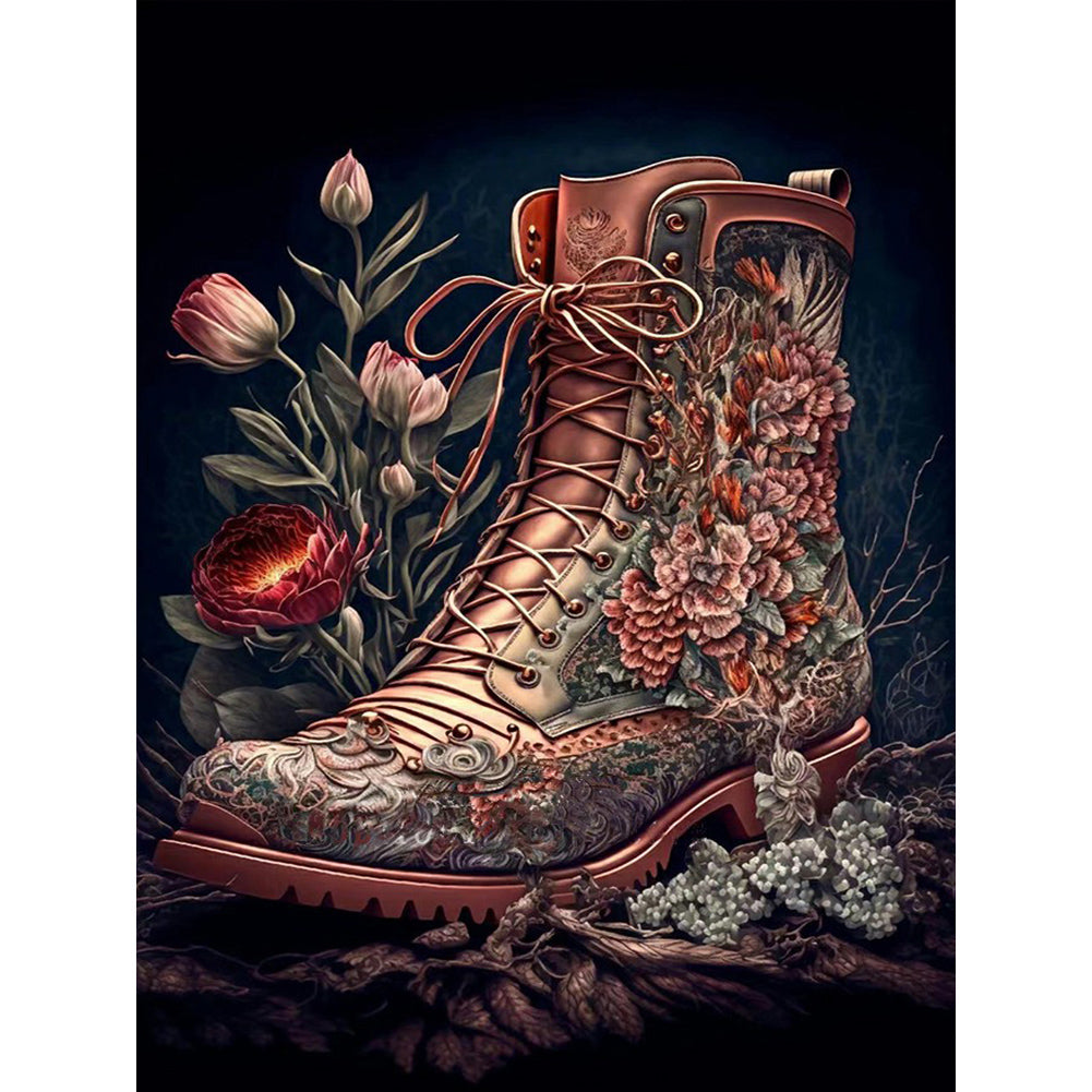 Vintage Martin Boots - Full Round Drill Diamond Painting 30*40CM