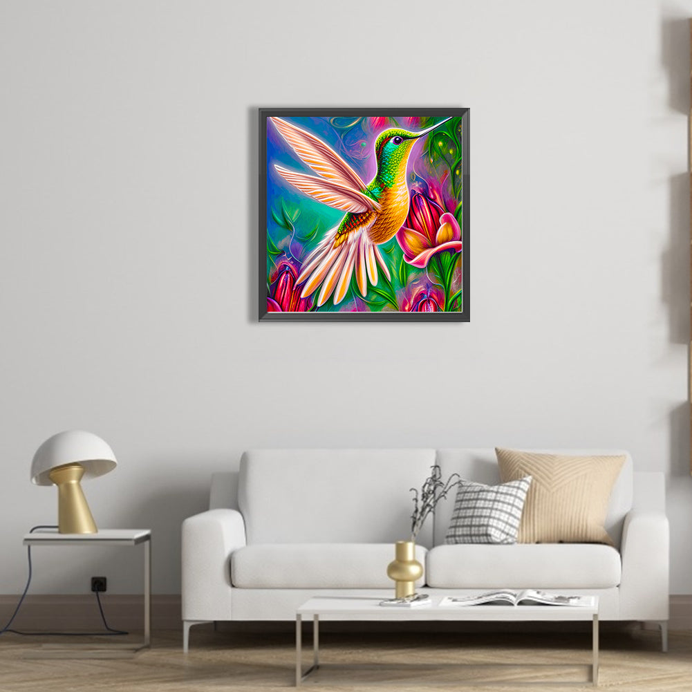 Hummingbird - Full Square Drill Diamond Painting 50*50CM