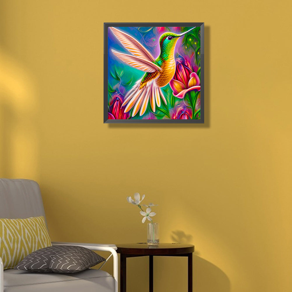 Hummingbird - Full Square Drill Diamond Painting 50*50CM