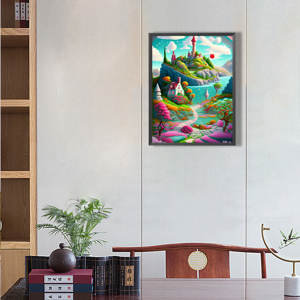 Colorful World - Full Round Drill Diamond Painting 30*40CM