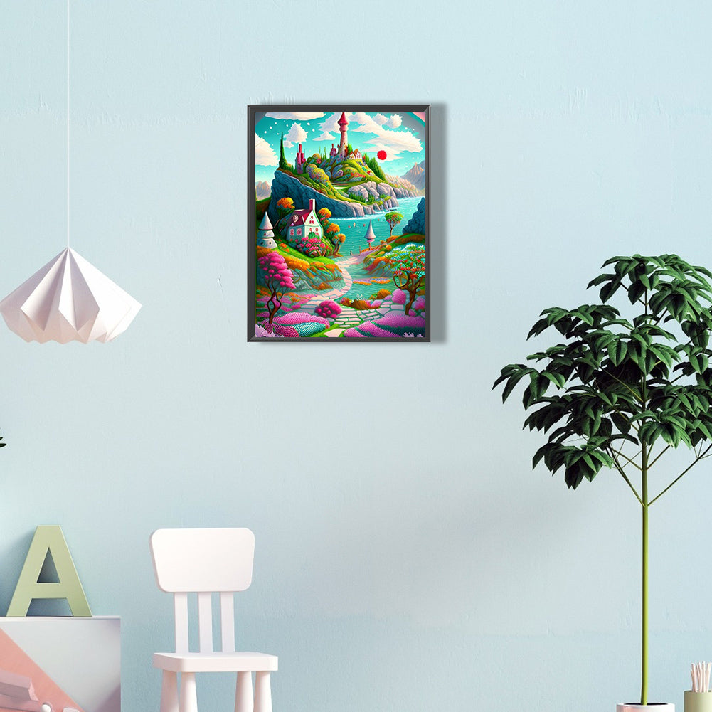 Colorful World - Full Round Drill Diamond Painting 30*40CM