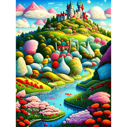 Colorful World - Full Round Drill Diamond Painting 30*40CM