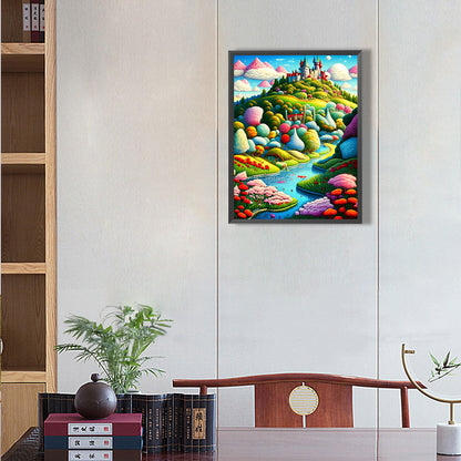 Colorful World - Full Round Drill Diamond Painting 30*40CM