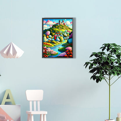 Colorful World - Full Round Drill Diamond Painting 30*40CM