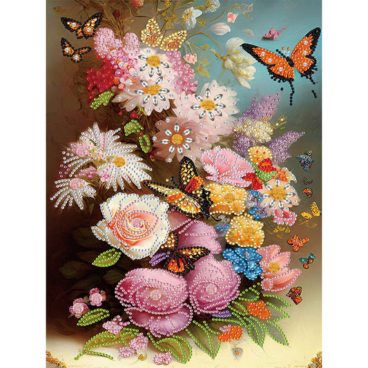 Classical Vase - Special Shaped Drill Diamond Painting 30*40CM