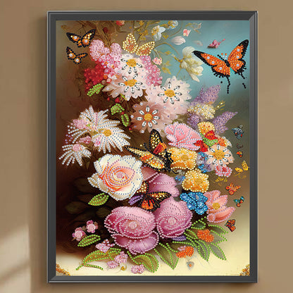 Classical Vase - Special Shaped Drill Diamond Painting 30*40CM