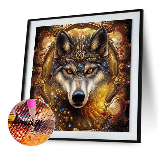Wolf - Full Round Drill Diamond Painting 30*30CM