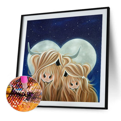 Highland Yak - Full Square Drill Diamond Painting 30*30CM