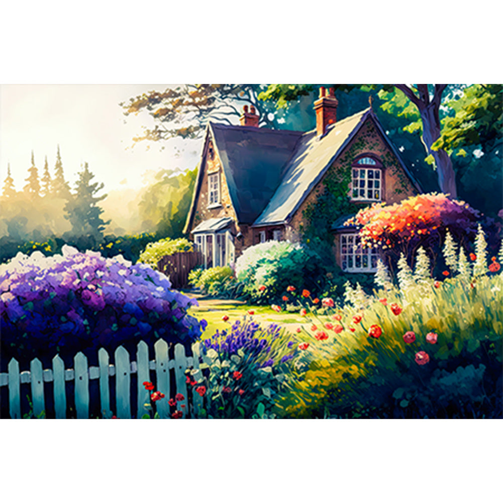 Back Yard - Full Round Drill Diamond Painting 45*30CM