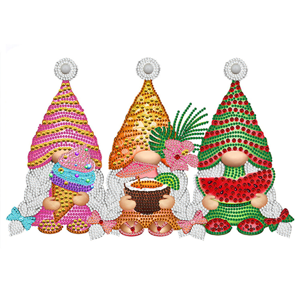 Ice Cream Fruit Gnome - Special Shaped Drill Diamond Painting 40*30CM