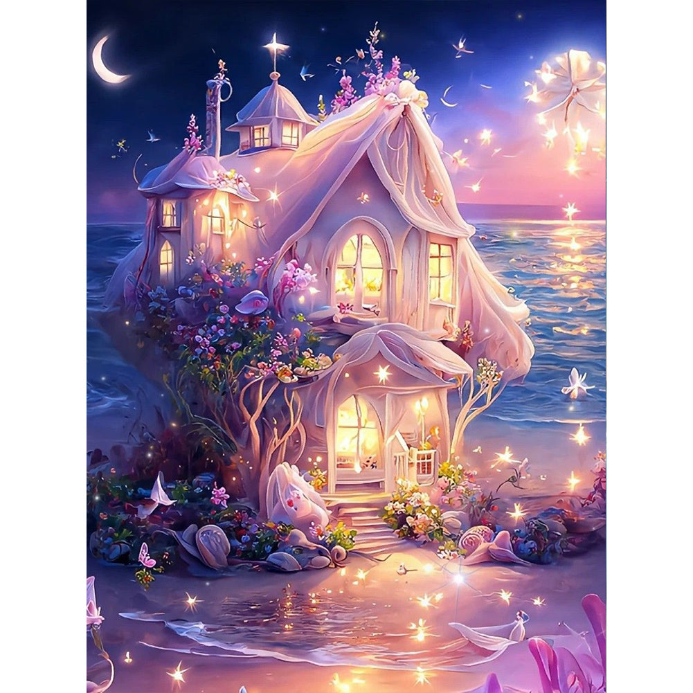 Colorful House - Full Round Drill Diamond Painting 30*40CM