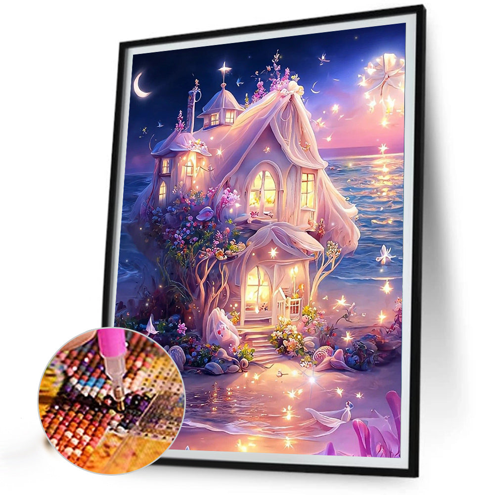 Colorful House - Full Round Drill Diamond Painting 30*40CM