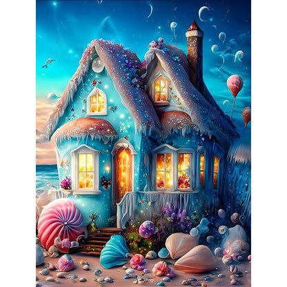 Colorful House - Full Round Drill Diamond Painting 30*40CM