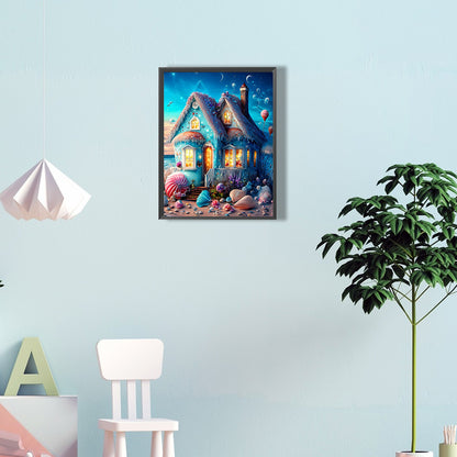 Colorful House - Full Round Drill Diamond Painting 30*40CM