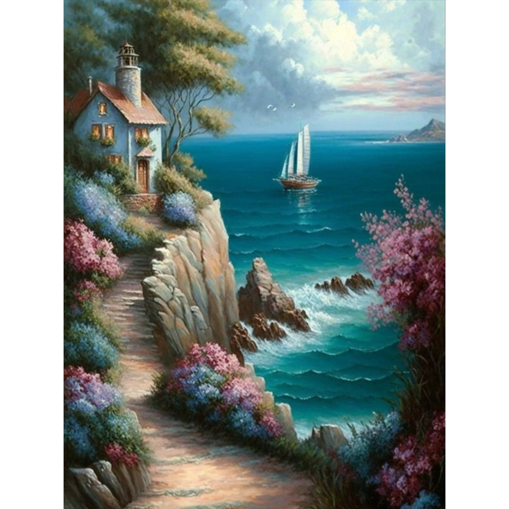 Quiet Path - Full Round Drill Diamond Painting 30*40CM