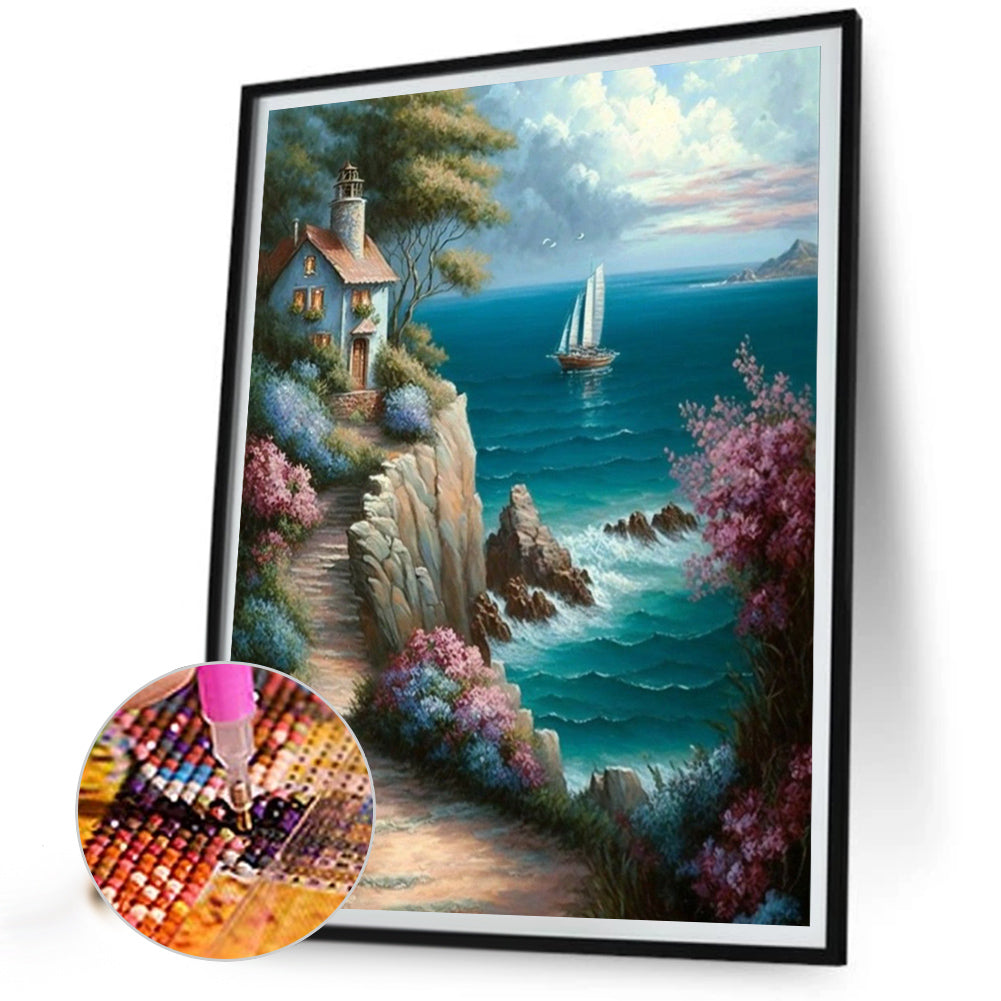 Quiet Path - Full Round Drill Diamond Painting 30*40CM
