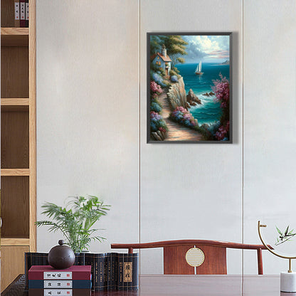 Quiet Path - Full Round Drill Diamond Painting 30*40CM
