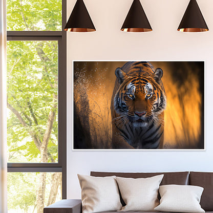 Tiger Approaching - Full Round Drill Diamond Painting 40*60CM