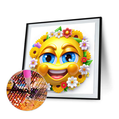 Wreath Emoticon Pack - Full Round Drill Diamond Painting 30*30CM