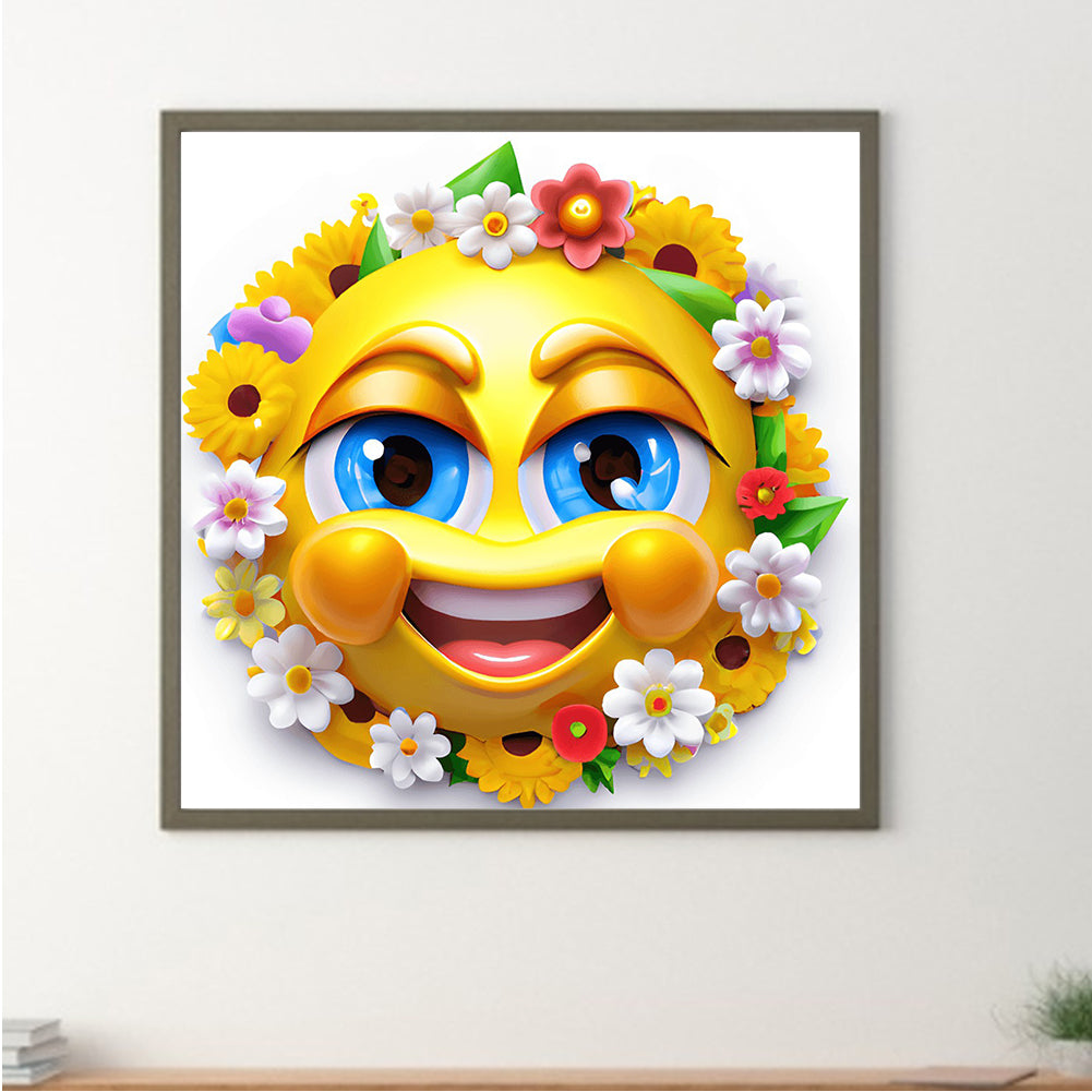 Wreath Emoticon Pack - Full Round Drill Diamond Painting 30*30CM