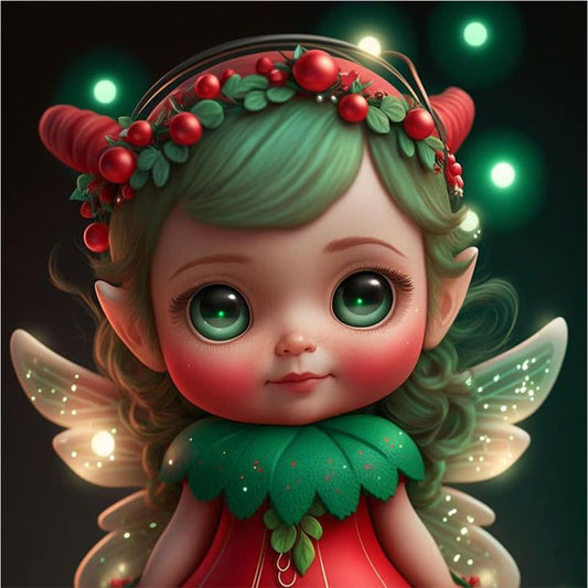 Cute Elves - Full Round Drill Diamond Painting 30*30CM